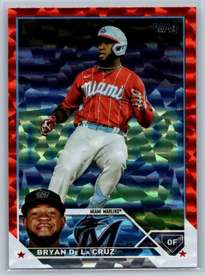 Bryan De La Cruz 2023 Topps #599 Orange Foil /299 - Image 1 of 2
