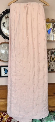 Pottery Barn Kids Quilt Cotton Cross Stitch TWIN Pink Comforter Bedding - Image 1 of 3