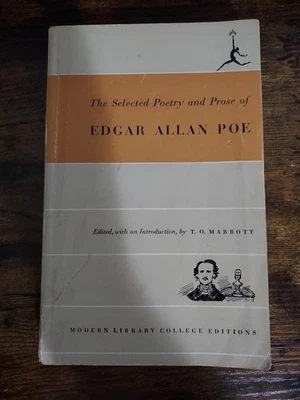 The Selected Poetry And Prose of Edgar Allan Poe - PB - 1951 Foto 1 de 4