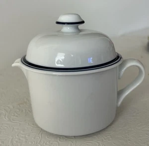 Dansk Bistro CHRISTIANSHAVN BLUE Creamer with Lid PORTUGAL - Picture 1 of 7