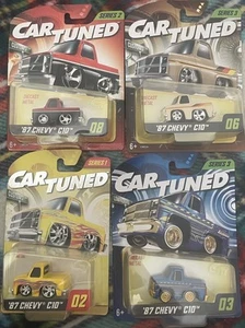 MGA Car Tuned '87 Chevy C10 Series 1 2 3 Lot Of 4 - Picture 1 of 12