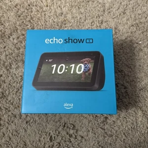Amazon Alexa Echo Show 5 2nd Gen 5.5" Touch Screen, White, Bluetooth - Picture 1 of 2