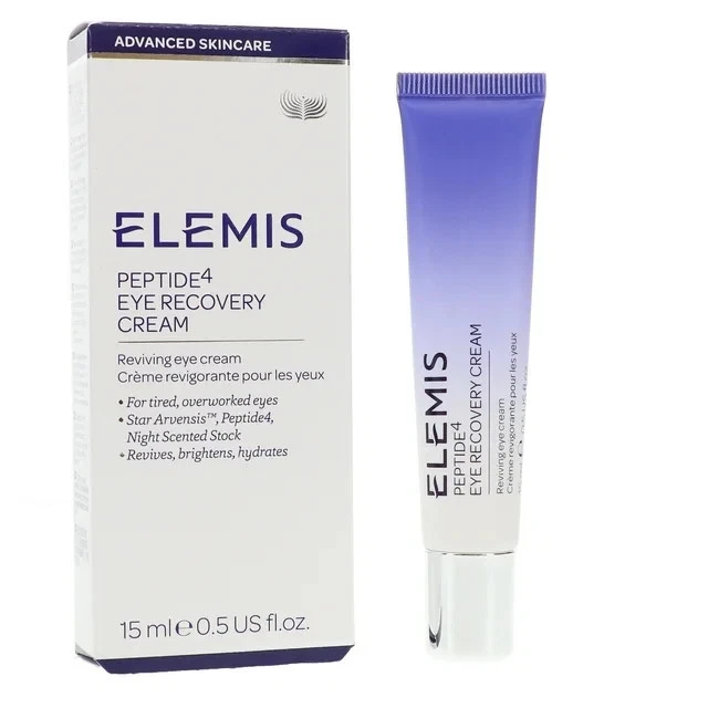 ELEMIS Peptide4 Crema Recuperadora de Ojos Crema de Ojos Reviving 0.5 oz/15 ml Tamaño Completo Nueva en Caja Foto 1 de 1