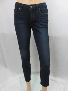 Paige Verdugo Cropped Jeans dunkelblau Waschung Skinny Caprihose Gr. 26 - Bild 1 von 7