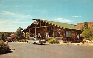 Grand Canyon Nat'l Park, Arizona BRIGHT ANGEL LODGE Fred Harvey 1960er Postkarte - Bild 1 von 2