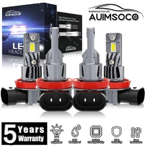 For Nissan Altima 2007-2018 4Pcs LED Headlight Kit Bulbs High Low Beam 72000LM - Picture 1 of 14