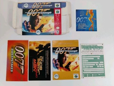 BOX ONLY 007 The World is Not Enough (Nintendo 64 N64) BOX ONLY AND INSERTS - Image 1 of 4