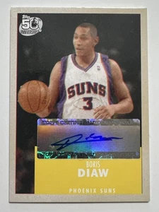 2007-08 Topps 50th Anniversary Autograph #63 Boris Diaw - Picture 1 of 2