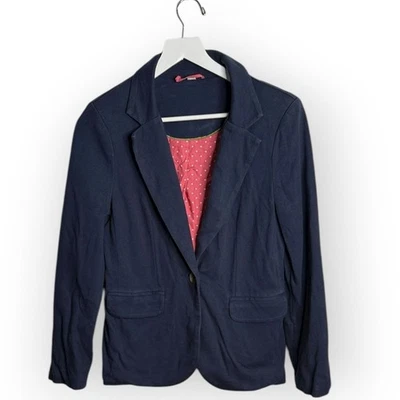 Boden темно-синий полностью с подкладкой вязаный блейзер W1878 размер 6 - Изображение 1 из 4