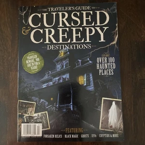 The Travelers Guide To CURSED & CREEPY Destinations Magazine 100 Haunted Places - Picture 1 of 4