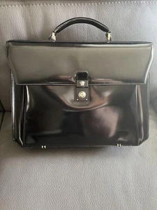 VERSACE Businesstasche schwarz Luxus Designer Aktentasche aus hochwertigem Material - Bild 1 von 12
