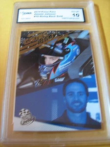 JIMMIE JOHNSON 2014 PRESS PASS GIVING BACK GOLD # 76 GRADED 10 L@@@K - Picture 1 of 1