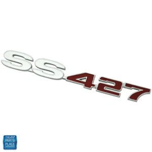 Chevy Cars SS427 Exterior Emblem SS is White 427 is Red EA - Picture 1 of 1