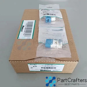 Fits Panduit Giga TX Cat6 jack blue CJ688TGBU BOX OF 50. Free shipping! - Picture 1 of 10