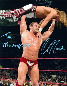 WWE Chris Masters handsigniertes Shawn Michaels HBK Action Wrestling 11x14 Foto - Bild 1 von 5