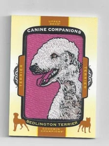 GOODWIN CHAMPIONS 2018 CANINE COMPANIONS PATCH BEDLINGTON TERRIER - Picture 1 of 2