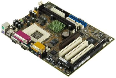 Chaintech 6AIA2 Socket 370 2x SDRAM AGP 3x PCI ISA MATX - Image 1 of 2
