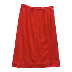 Pendleton gonna a matita midi vintage lana vergine donna rossa taglia 10 - Foto 1 di 6
