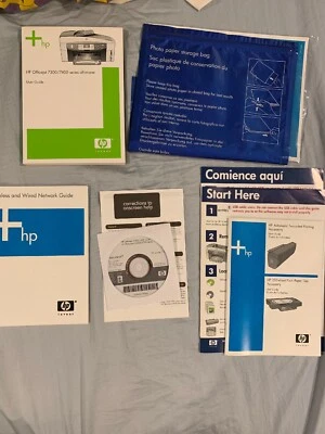 HP Officejet 7300/7400 Series All In One User Guides, MAC CD, Photo Bag Bundle - Image 1 of 4