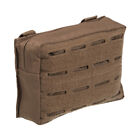 Mil-Tec Laser Cut Small Belt Molle Utility Pouch Dark Coyote Airsoft Polyester
