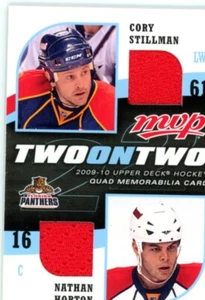 2009-10 Upper Deck MVP Two on Two -- Stillman/Horton/Brind' Amour/Jokinen J-SBHJ - Picture 1 of 2