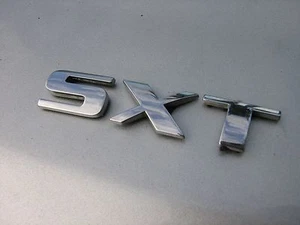 DODGE SXT CHROME LETTERING OEM EMBLEM USED  - Picture 1 of 1
