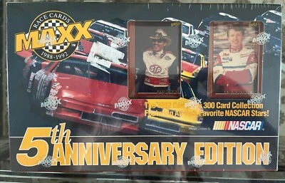 1992 Maxx Race Cards - Complete Set of 300 Cards - 5th Anniv -NASCAR -New Sealed - Image 1 of 4