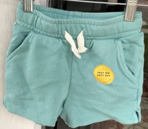 Toddler Boys 2T Ocean Green Knit Pull On Shorts New B - Picture 1 of 5