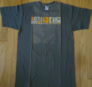 NOS vintage 2000 BATTLE ROYALE t shirt M Japan movie promo horror sci-fi anime - Picture 1 of 5