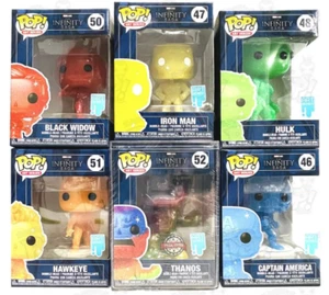 Funko Pop Marvel Infinity Saga-Art Set Komplettsatz versiegelte Hartschalen SCHNELLER VERSAND - Bild 1 von 3