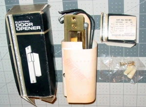 ELEKTRISCHER TÜRÖFFNER SATIN STRIKE TRINE MODELL HD 001 AC/DC VINTAGE USA NOS - Bild 1 von 23