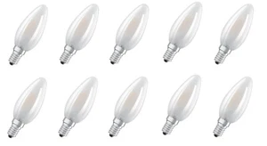 10x Osram LED STAR Classic B Kerze E14 2,5W = 25W 4000K EEK:F (Spektrum A-G) - Bild 1 von 5