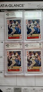 1990 U.S. Playing Cards All-Stars #13D Barry Bonds BECKETT 10 MINT 1 CARD