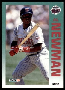 1992 Fleer Baseball Card Al Newman Minnesota Twins #214 - Picture 1 of 2
