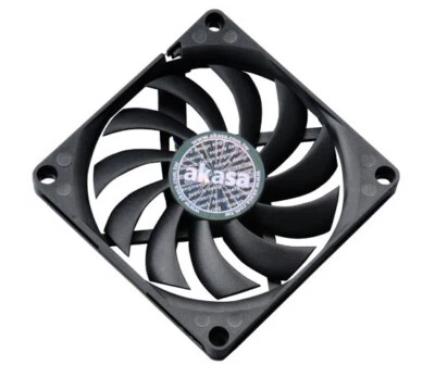Akasa AK-FN076 computer cooling system Computer case Fan 8 cm Black - Image 1 of 2