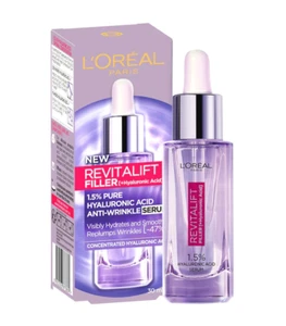 60% OFF - L’OREAL Revitalift Filler 1.5% Hyaluronic Acid AntiWrinkle Serum 30ml - Picture 1 of 4