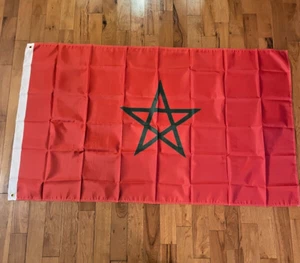 Morocco Flag 3 X 5 FT | Quality Premium House Banner Flag Room Decor - Picture 1 of 3