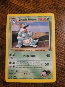 Pokemon Giovanni's Nidoqueen Gym Challenge 23/132 Non Holo HP/DMG - Bild 1 von 8