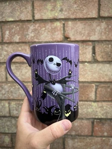 Disney Store The Nightmare Before Christmas Jack Skellington Tall Mug Purple - Picture 1 of 5