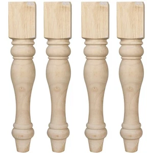 29-inch H 5-inch W 5-inch D Chunky Unfinished Farmhouse Dining Table Legs Bto... - Bild 1 von 6