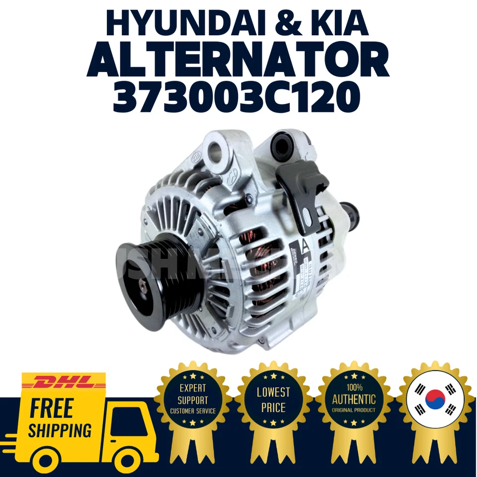 Alternador original OEM Hyundai Kia 373003C120 Sonata Azera Santa Fe Veracruz Foto 1 de 1