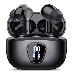 Neue kabellose Ohrhörer HiFi Stereo Kopfhörer BT5.3 mit ENC Noise Cancelling 48H - Bild 1 von 7