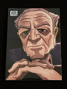 2024 Topps Chrome Star Wars Galaxy Chancellor Palpatine AS-1 Art Of The Sith - Afbeelding 1 van 2