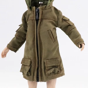 Traje de asalto con capucha escala 1/12 abrigo cortavientos ropa ajuste figura femenina de 6"" - Imagen 1 de 42