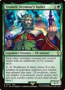 Tromell, Seymour's Butler Commander: Final Fantasy MTG Magic The Gathering - Imagen 1 de 1