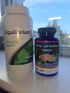 SEACHEM EQUILIBRIUM (GH) 600g & NT LABS (KH up) 180ml - Aquarium water treatment - Picture 1 of 8