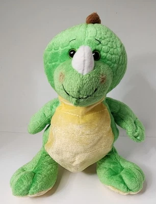 Key Lime Dino Ganz Webkinz No Code Retired Stuffed Plush Green Dinosaur 8.5" - Image 1 of 4