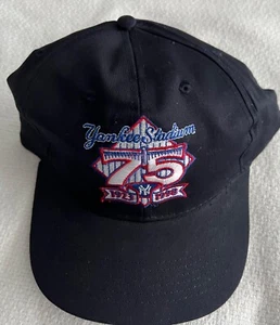 NY YANKEE STADIUM HAT 75TH ANNIVERSARY 1923-1998 SNAPBACK CAP ADIDAS FOOTLOCKER - Picture 1 of 5