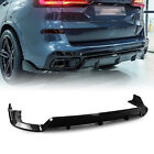 Glossy Black Rear Tail Diffuser Kit For BMW G05 X5 M  2019 2020-2023
