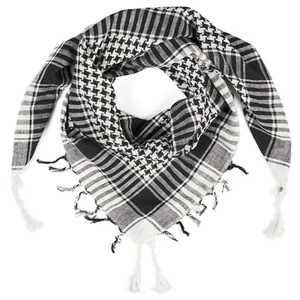 Sciarpa Desert Keffiyeh Militare Shemagh Esercito Arabo Palestinese 100% Sciarpe Cotone - Foto 1 di 40